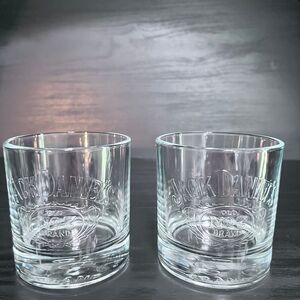 Jack Daniels Clear Glass Tumbler Set